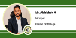 Interview Abhishek M Principal at Daksha PU College